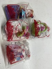 2010 Littlest Pet Shop LPS McDonald's Happy Meal Toy Full Lot Of 4 NIP 1,2,3,7