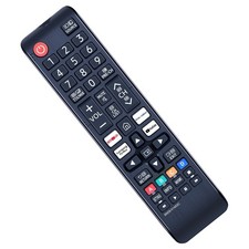 TV Remote Control Fits for Samsung UE32H5000F BN59-01483C ABS Black 1pack