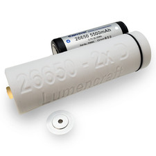 1x 26650 to 2D Battery Sleeve for Maglite Batteries not included 