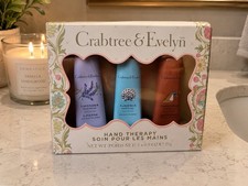 Crabtree Evelyn Hand Therapy Gift Set 3pc Lavender La Source Gardeners NEW