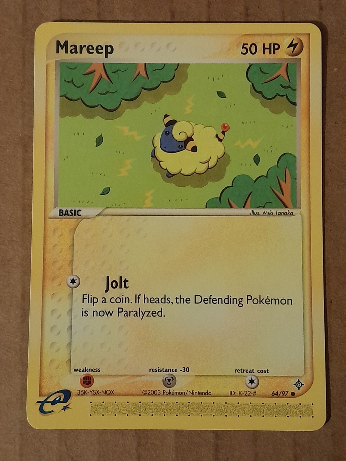 Pokemon Mareep 64/97 Ex Dragon NM See Pictures