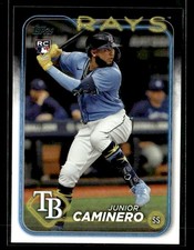 2024 Topps - #628 Junior Caminero RC - Tampa Bay Rays