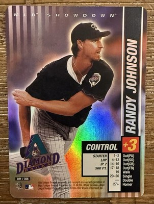 2002 MLB Showdown Randy Johnson #021 Arizona Diamondbacks Foil