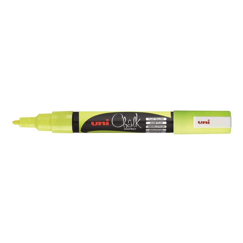 [PWE3MS J FLUO] Uni-Ball Marqueur craie pointe conique fine CHALK Marker PWE3... - Photo 1/1