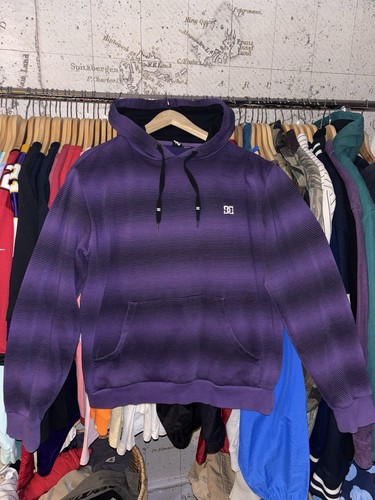 Vintage DC Shoes Skater Hoodie Purple / Black Sz Small