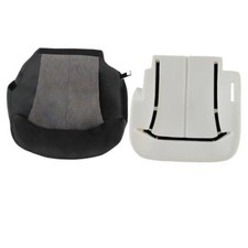 Driver Side Bottom Replacement Cloth Seat Cover and Bottom Foam Cushion Pad
