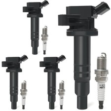 Set of 4 Ignition Coil Pack  Iridium Spark Plugs Replace UF247  4503