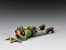 WH127 Lying Prone Wehrmacht Officer by King Country