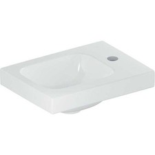 Geberit iCon Light Handwaschbecken, 38 cm x 28 cm, mit Hahnloch rechts, ohne