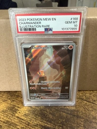 PSA 10 GEM MT 💎 - Charmander 168/165 Scarlet & Violet 151 Illustration Rare