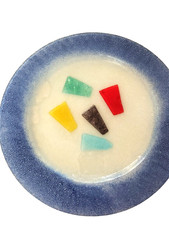 Piatto Splendido, probabilissimo  Vetro Pulegoso, Metà Secolo Scorso, Perfetto.