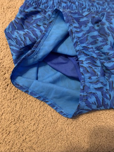 NWT Girls Nike One Athletic Running Shorts Youth XL Dri-Fit Blue Built-In-Brief - Picture 3 of 6