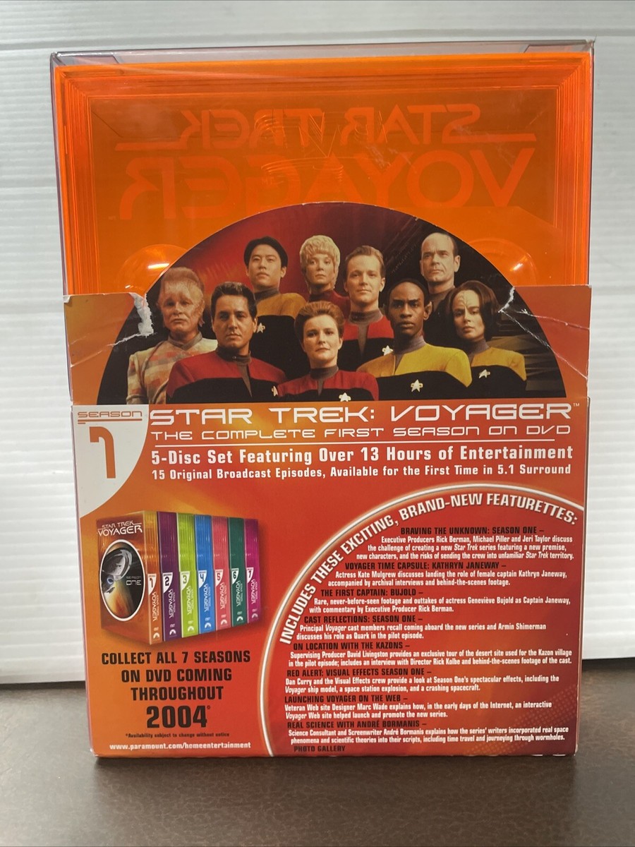 Star Trek Voyager, The Complete First Season, DVD -2004, 5 Disc