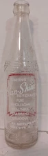 Delicious Sun-Shine Beverages 12 oz. Glass Soda Bottle Iowa Bottling FREE SHIP