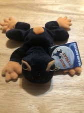 Vintage 24K BEANIE BOPPERS Trick or Treat TREE FROG 1997 STUFFED PLUSH ANIMAL