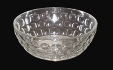 Vintage Federal Glass Yorktown 8" Clear Punch Bowl Base or use for Serving Bowl!