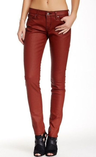 Rich \u0026 Skinny Coated Skinny Jeans Red 