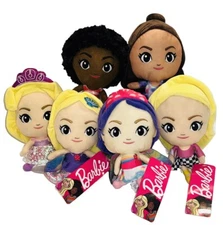 Full Brand New Barbie Plush Set of 6, 7”, Toy Factory, Mattel