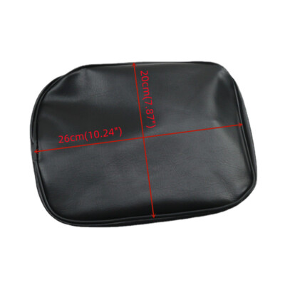 Black Retro Leather Rear Cushion Seat For Honda Rebel CMX250C (1986-2012) & CA250