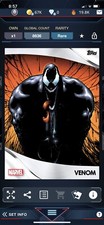 Topps Marvel Collect Digital Back In Black Silver Venom Insert