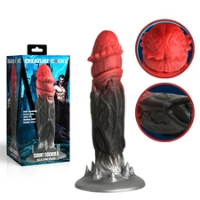 Fantasy Silicone Dildo Harness Compatible Suction Cup G-Spot Stimulator Sex Toy