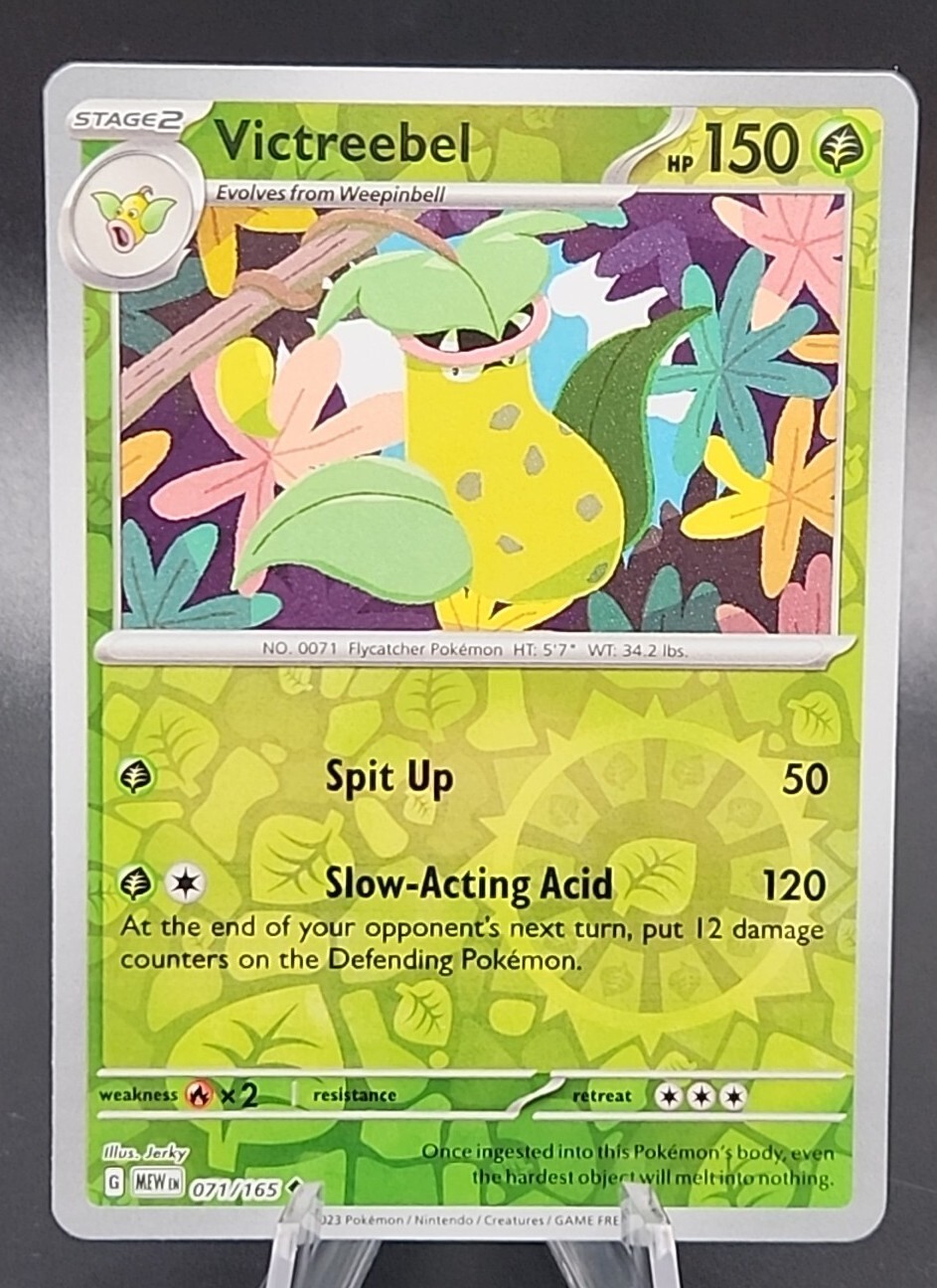 2023 Near Mint Pokemon Victreebel 71/165 Reverse Holo Scarlet Violet 151 English