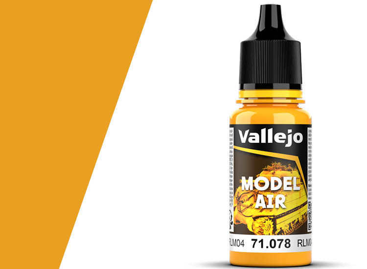 Vallejo 18ml MA078 Model Air - 078  Yellow RLM04