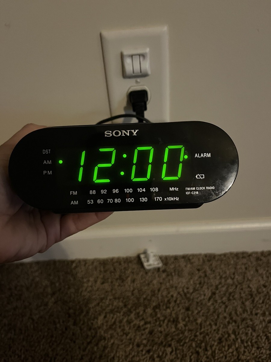 Sony ICF-C218 Dream Machine AM / FM Alarm Clock Radio Tested