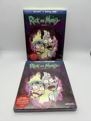Rick and Morty TV Series Complete 4th Season Blu Ray *2-PACK