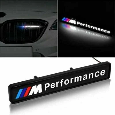 Für BMW M Sport Performance Kühlergrill Abzeichen Led Light Luminous Universal - Bild 1 von 4