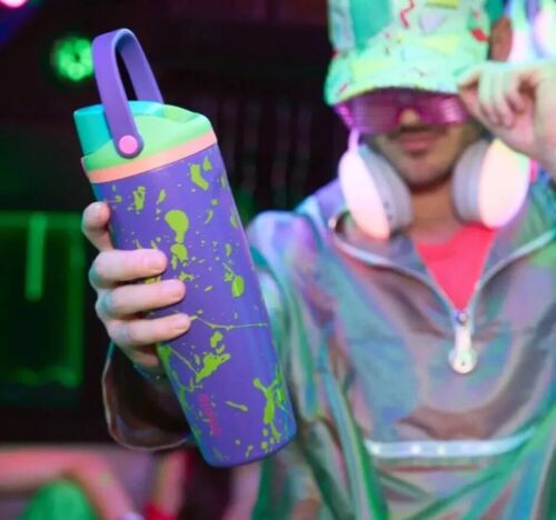 Owala ⚡️ Electric Feel 30 oz. AUTHENTISCH FreeSip Sway Geburtstag Bash Neon Party - Bild 2 von 10