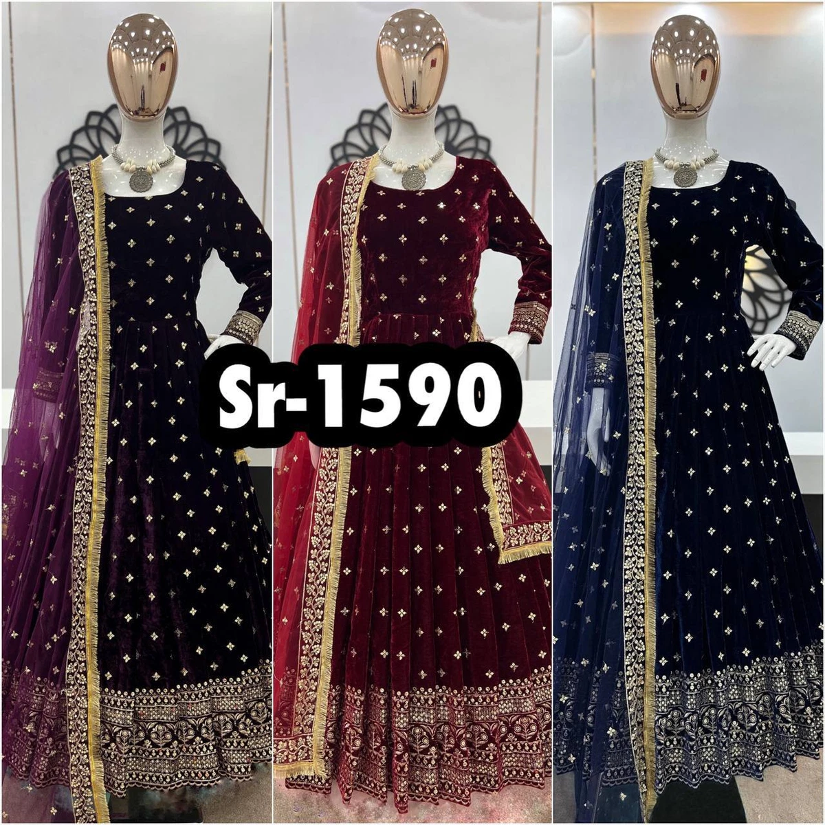 Anarkali pattern shop from saree