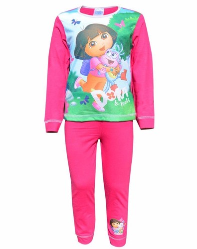 Pijama para niñas Dora la Exploradora Ropa de dormir Ropa de noche PJs Edad 1-5 Años | eBay