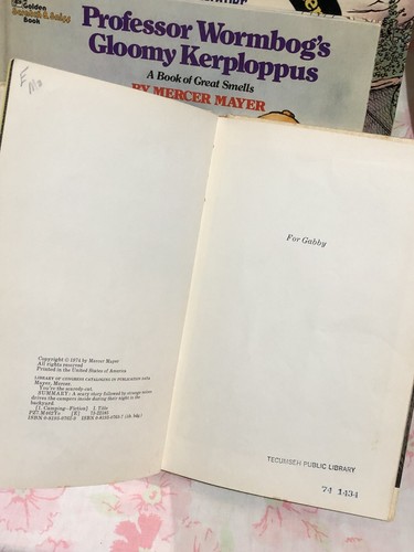 Vintage Mercer Mayer Buch SET ein Monster nach dem anderen Professor Wormbog Scaredycat - Bild 2 von 9