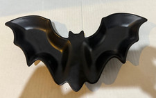 CUTE Halloween Black resin Bat Serving Candy Dish