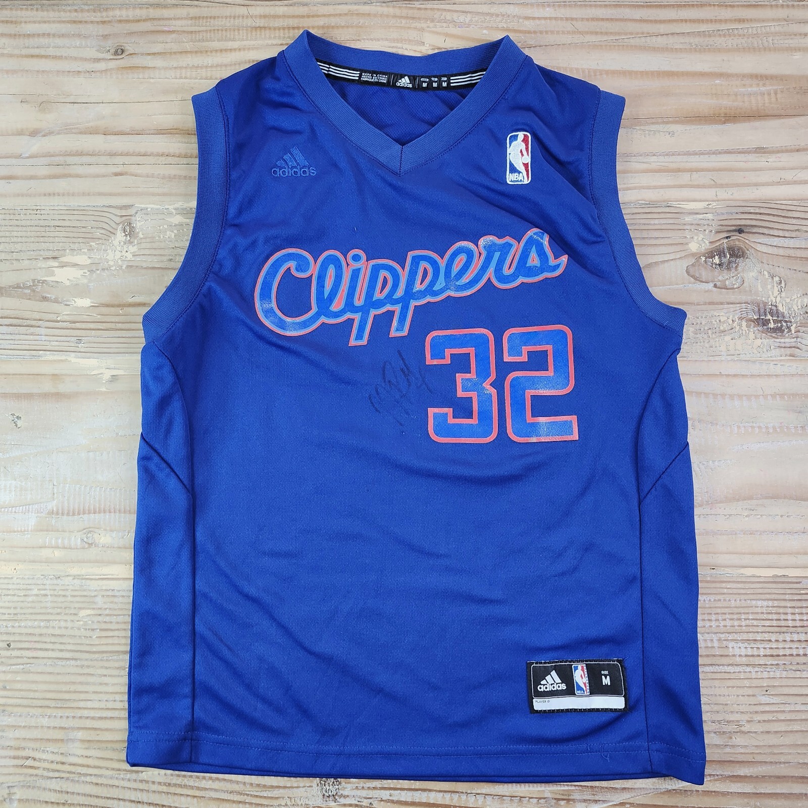 Los Angeles Clippers Adidas Blake Griffin #32 NBA Signed Jersey Youth Medium