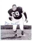 Jim Kanicki (1960s Cleveland Browns) signed 8x10 photo INPERSON w/ COA