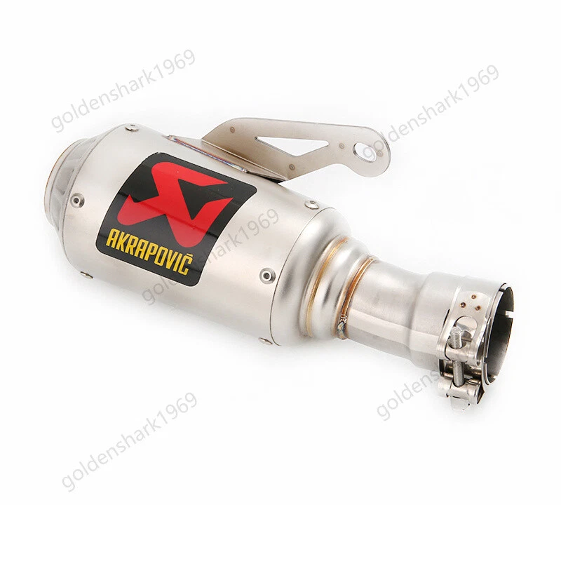 Silenciadores de tubo traseiro silenciador cromado 55 mm tubo de escape para Yamaha MT-10 2022-2025 - Imagem 3 de 4