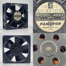 Vintage RARE PAMOTOR Model 4500C Fan System 50/60Hz 19W 117volt Made In Germany
