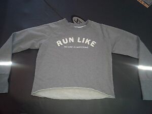  H  M  Sport  Women s Gray Run Like No One Is Watching 