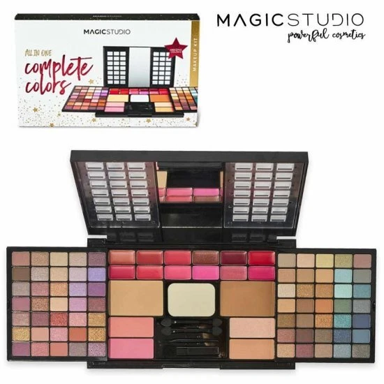 Toilet Bag Magic Studio Complete Colors Makeup Make Up Travel Kit 88 Pieces