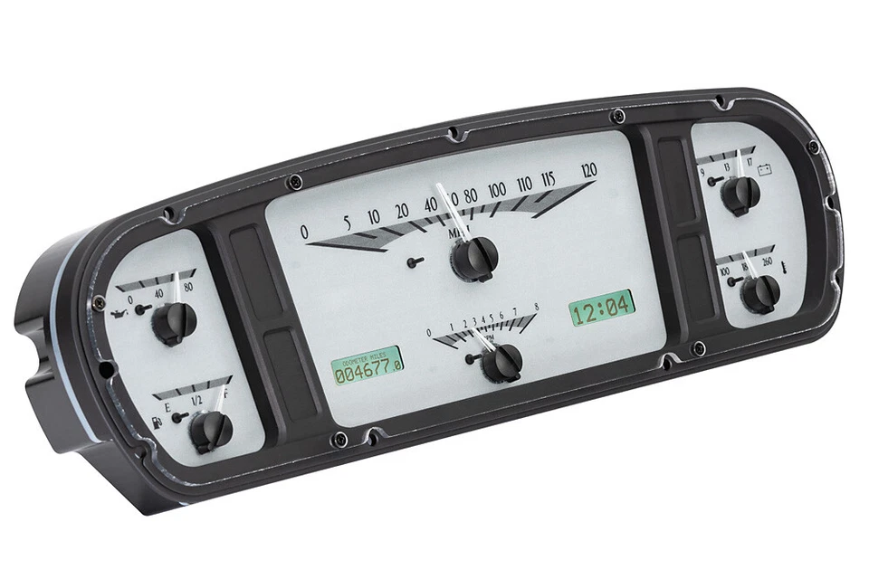 Dakota Digital 65-66 Ford Custom Cab Pickup Sistema de Calibre Analógico VHX-65F-PU-S-W Foto 2 de 4