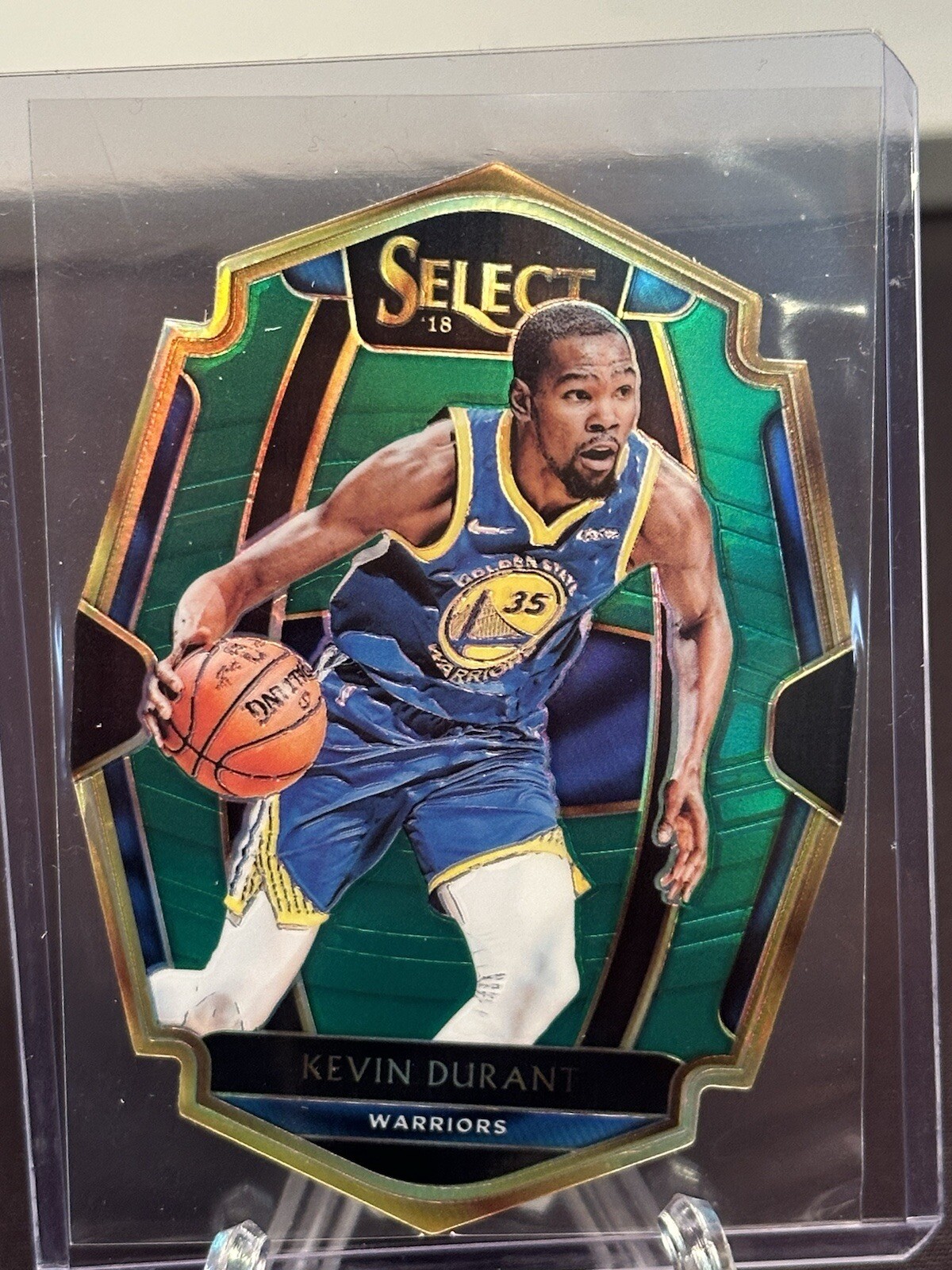 2018-19 Panini Select - Premier Level GREEN Prizm #138 Kevin Durant /5