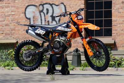 KTM RACE ACTIONマウンテンバイクフレーム ブラック/オレンジ 2008 2009 2010 2011 Graphics Kit For KTM EXC 125 250 300 450 530