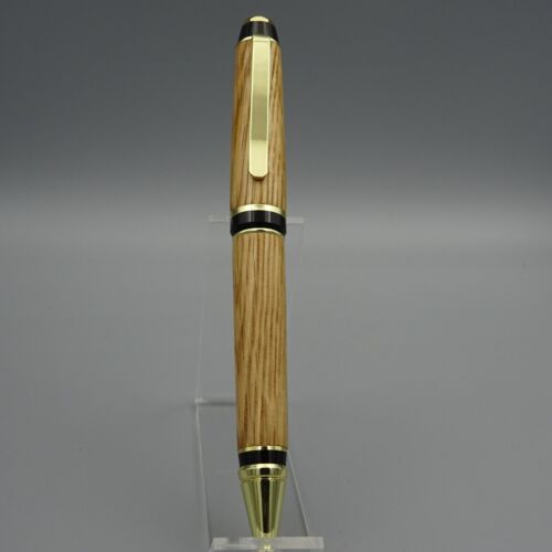 HANDMADE BIG BEN CIGAR PEN with WILD TURKEY BARREL and GOLD TRIM - Picture 1 of 3