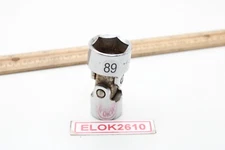 S-K Tools 40622 3/8" Drive 11/16” 6 Point SAE Universal/Swivel Socket Chrome USA