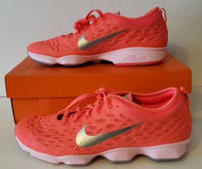 NEW Womens Nike Zoom Fit Agility 684984 600 Pink SIZE 10
