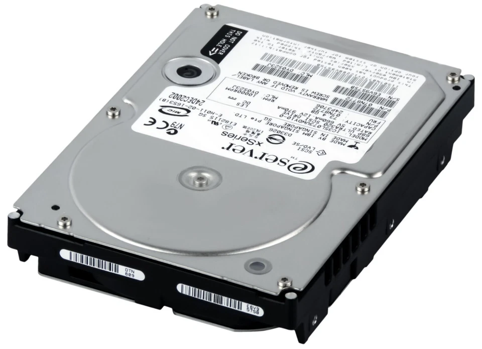 Hard IBM 24P3706 73GB 10000U/Min 8MB U320 SCSI IC35L073UWDY10-0 3.5'' Inch - Image 3 of 3