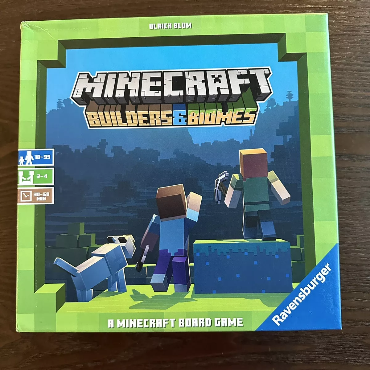 Ravensburger Minecraft: Builders & Biomes Strategy Board Game, 2-4 players,  Ages 10 & Up