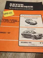 Revue technique Renault R20